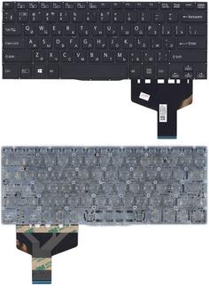 Клавиатура для ноутбука Sony Vaio Fit SVF13N12, SVF13N13, SVF13N15, SVF13N18, SVF13N19, SVF13N190S, SVF13N190X, SVF13N1F4E, SVF13N290X, SVF13N24CXB, SVF14, Black, (No Frame) RU