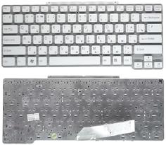Клавиатура для ноутбука Sony Vaio (VGN-SR) White, (No Frame) RU