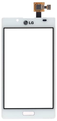 Тачскрин (Сенсорное стекло) для смартфона LG Optimus L7 P705 белый