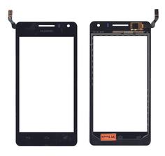 Тачскрин (Сенсорное стекло) для смартфона Huawei Honor 2 U9508 черный