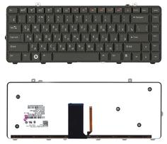 Клавиатура для ноутбука Dell Studio 1535, 1536, 1537, 1555, 1557, 1558 с подсветкой (Light). Black, RU
