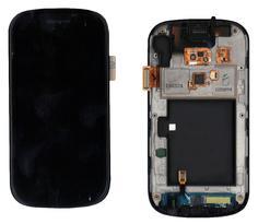 Матрица с тачскрином (модуль) для Samsung Nexus S I9020 черный с рамкой