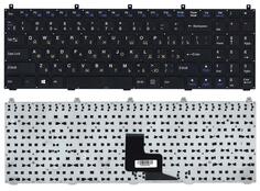 Клавиатура для ноутбука DNS (W765S) Black, (No Frame) RU плоский Enter
