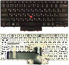 Клавиатура для ноутбука Lenovo ThinkPad Edge (14, 15, E40, E50) с указателем (Point Stick) Black, RU