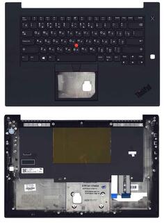 Клавиатура для ноутбука Lenovo ThinkPad X1 Extreme 3rd Gen с указателем (Point Stick) Black, (Black TopCase) RU