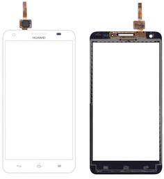 Тачскрин (Сенсорное стекло) для смартфона Huawei Honor 3X (G750) белый