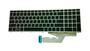Клавиатура для ноутбука HP ProBook (450 G5) с подсветкой (Light), Black, (Silver Frame), RU