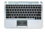 Клавиатура для ноутбука Samsung (NF310) Black, (Silver TopCase), RU