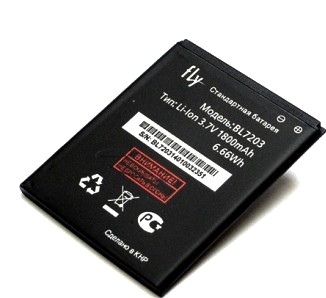 Аккумуляторы для смартфонов Fly