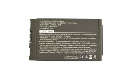 Аккумуляторная батарея для ноутбука HP Compaq PB991A Business Notebook NC4200 11.1V Black 5200mAh OEM Аккумуляторная батарея для ноутбука HP Compaq PB991A Business Notebook NC4200 11.1V Black 5200mAh OEM