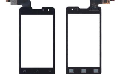 Тачскрин (Сенсорное стекло) для смартфона DNS S4003 300-V4402C-A00 черный