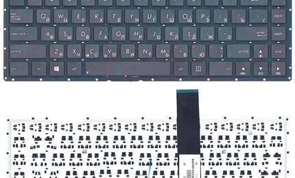 Клавиатура для ноутбука Asus (X450, X450CC, X450LA, X450LAV, X450LDV, X450LN) Black, RU