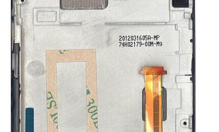 Матрица с тачскрином (модуль) для HTC One X S720e G23 черный с рамкой - фото 2