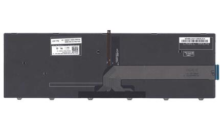 Клавиатура для ноутбука Dell Inspiron (15-5000, 15-3000, 5547, 5521) с подсветкой (Light), Black, (Black Frame), RU - фото 3