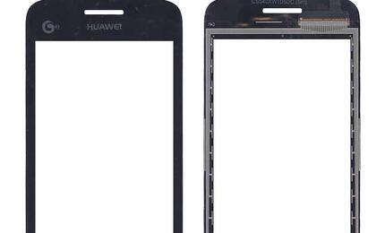 Тачскрин (Сенсорное стекло) для смартфона Huawei Ascend Y310 черный