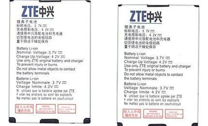 Аккумуляторная батарея для смартфона ZTE Li3708T42P3h553762 C160 3.7V Black 800mAh 2.96Wh