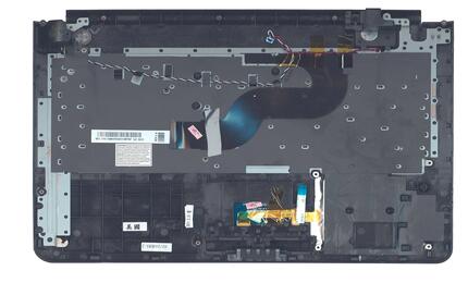 Клавиатура для ноутбука Samsung (RC420) Black, (Gray TopCase), RU - фото 3