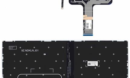 Клавиатура для ноутбука Lenovo Legion Y730-17ICH с подсветкой (Light), Black, (No Frame), RU