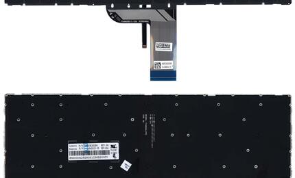 Клавиатура для ноутбука Lenovo IdeaPad (700, 700-17ISK) Black с подсветкой (No Frame), RU