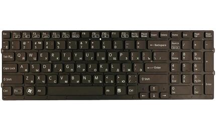 Клавиатура для ноутбука Sony Vaio (VPC-F219FC, VPC-F22, VPC-F23) Black, (No Frame) RU - фото 2