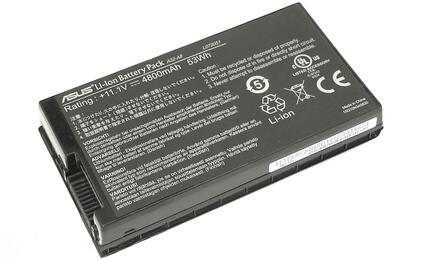 Аккумуляторная батарея для ноутбука Asus A32-A8 X80 11.1V Black 4400mAh Orig Аккумуляторная батарея для ноутбука Asus A32-A8 X80 11.1V Black 4400mAh Orig