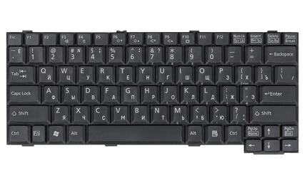 Клавиатура для ноутбука Fujitsu (E8110, T4210, S7110, S2110, S6230) Black, RU - фото 2
