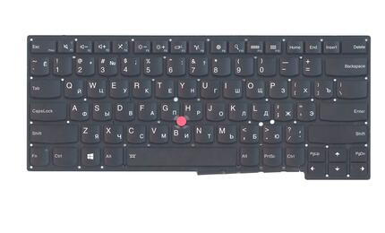 Клавиатура для ноутбука Lenovo ThinkPad (S431) с указателем (Point Stick), с подсветкой (Light), Black, (No Frame), RU - фото 2