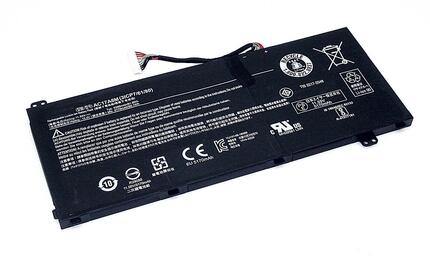Аккумуляторная батарея для ноутбука Acer AC17A8M Spin 3 SP314 11.55V Black 5360mAh Аккумуляторная батарея для ноутбука Acer AC17A8M Spin 3 SP314 11.55V Black 5360mAh