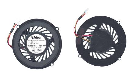 Вентилятор для ноутбука Dell Studio 14Z, 14ZN, 1440, 1440N, 1440Z, 5V 0.3A 3-pin Nidec