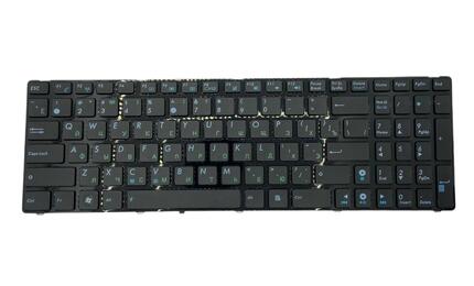 Клавиатура для ноутбука Asus K52 K53 G73 A52 G60 Black, (Black Frame) RU
