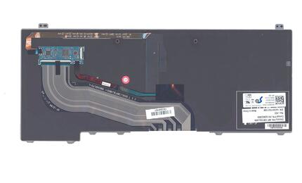 Клавиатура для ноутбука Dell latitude E5440 с подсветкой (Light) Black, с указателем (Point Stick), RU - фото 3