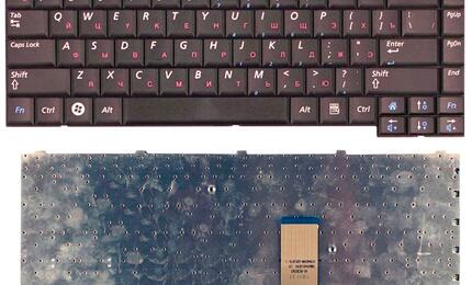 Клавиатура для ноутбука Samsung (R18, R19, R20, R23, R25, R26) Black, RU