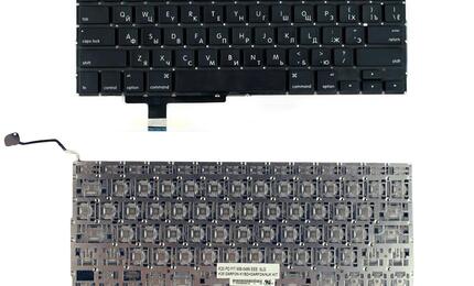 Клавиатура для ноутбука Apple MacBook Pro (A1297) с подсветкой (Light) Black, (No Frame), RU (горизонтальный энтер)