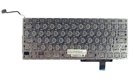 Клавиатура для ноутбука Apple MacBook Pro (A1297) с подсветкой (Light) Black, (No Frame), RU (горизонтальный энтер) - фото 3