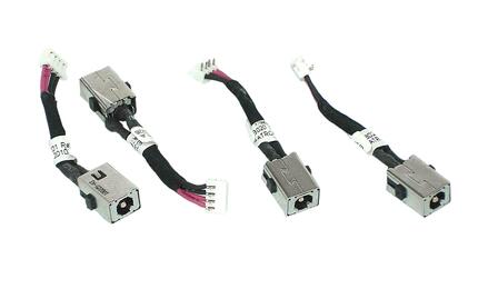 Разъем питания для ноутбука HP Compaq Mini 110, 910 Series Mini 110-1000, 110-3000, 110-3100, 910, 6017B0205701 с кабелем HY-HP018