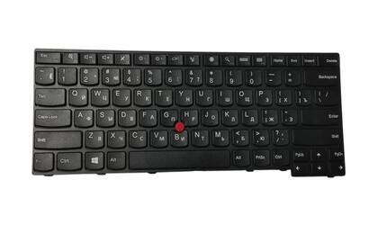 Клавиатура для ноутбука Lenovo Thinkpad (E470, E475) Black с указателем RU