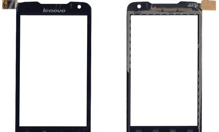 Тачскрин (Сенсорное стекло) для смартфона Lenovo P700i черный