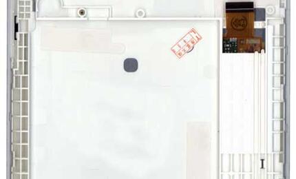 Матрица с тачскрином (модуль) для Lenovo IdeaTab A1000 белый с рамкой - фото 2