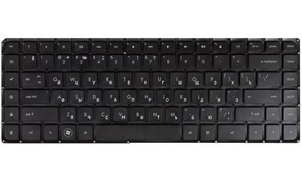 Клавиатура для ноутбука HP Envy (15) Black, (No Frame) RU (горизонтальный энтер) - фото 2