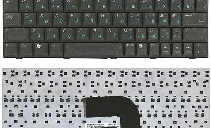Клавиатура для ноутбука Asus M5000, M5200, M5200A, M5200N, M5200AE, S5, S5A, S5NP, S5200, S5200N, M5, M5A, M5AE, M5N, M5NP Black, RU
