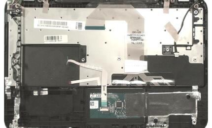 Клавиатура для ноутбука Samsung (NS310) Black, (Black TopCase), RU - фото 2