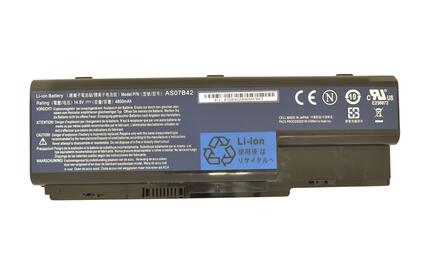 Аккумуляторная батарея для ноутбука Acer AS07B42 Aspire 5315 14.8V Black 4800mAh Orig Аккумуляторная батарея для ноутбука Acer AS07B42 Aspire 5315 14.8V Black 4800mAh Orig