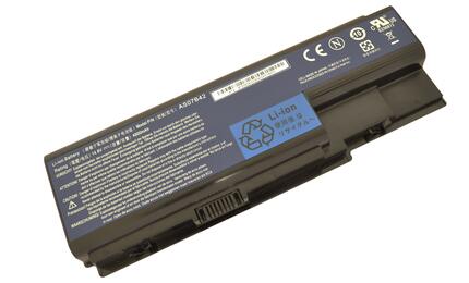 Аккумуляторная батарея для ноутбука Acer AS07B42 Aspire 5315 14.8V Black 4800mAh Orig Аккумуляторная батарея для ноутбука Acer AS07B42 Aspire 5315 14.8V Black 4800mAh Orig - фото 2