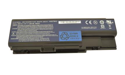 Аккумуляторная батарея для ноутбука Acer AS07B42 Aspire 5315 14.8V Black 4800mAh Orig Аккумуляторная батарея для ноутбука Acer AS07B42 Aspire 5315 14.8V Black 4800mAh Orig - фото 4