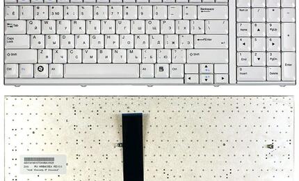 Клавиатура для ноутбука LG (S900) White, (White Frame) RU