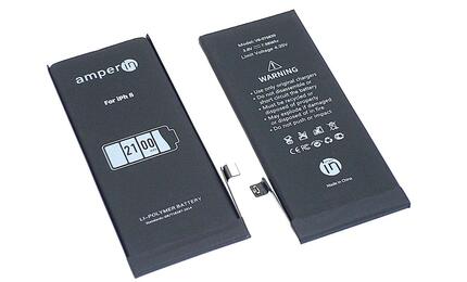 Аккумуляторная батарея для смартфона Amperin Apple GB/T18287-2014 iPhone 8 Li-ion Polymer 3.8V Black 2100mAh 7.98Wh