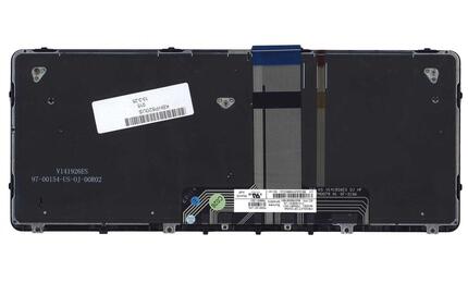 Клавиатура для ноутбука HP Pro X2 612 G1 с подсветкой (Light), Black, (Black Frame), RU - фото 3