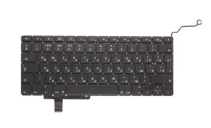 Клавиатура для ноутбука Apple MacBook Pro (A1297) Black, (No Frame), RU (горизонтальный энтер) - фото 2