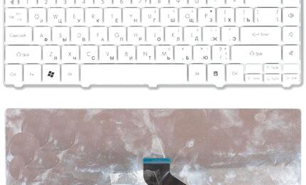 Клавиатура для ноутбука Gateway (NV49C), Parkard Bell EasyNote NM85 White, RU