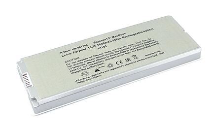 Аккумуляторная батарея для ноутбука Apple A1185 10.8V White 5200mAh OEM Аккумуляторная батарея для ноутбука Apple A1185 10.8V White 5200mAh OEM